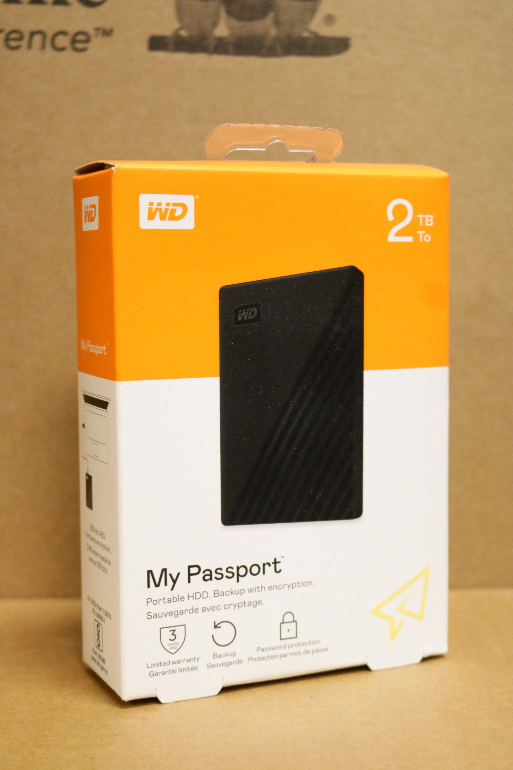 Hình ảnh chi tiết Ổ CỨNG GN WD MY PASSPORT 2.5 INCH 2TB USB 3.2 (WDBYVG0020BBK-WESN, MÀU ĐEN) - Ảnh số 2