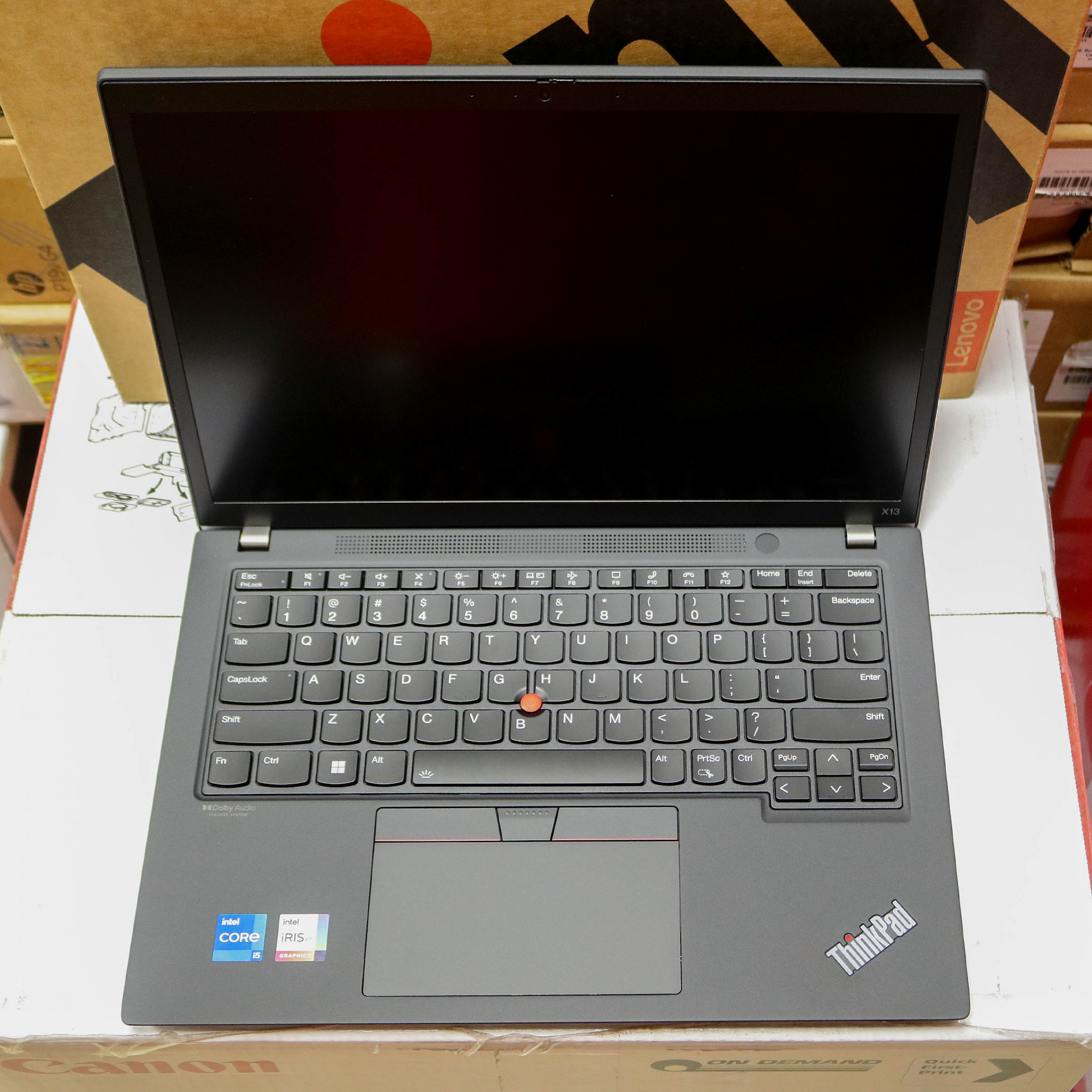 Hình ảnh chi tiết Laptop Lenovo Thinkpad x13 gen 3/ core i7-1255u/ 16gb/ 512 gb ssd/ 13.3inch wuxga/ villi black/ 21bqs31r00 - Ảnh số 5