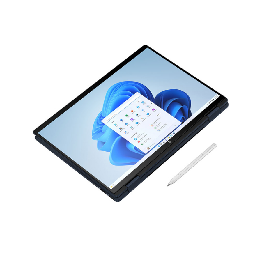 Hình ảnh chi tiết [A19C1PA]* MÁY TÍNH XÁCH TAY (NB) HP Envy X360 14-fc0091TU U5-125U/16G/1TBSSD/14.0T _2.8K/IR/OLED/PEN/WL/BT/3C/ALU/LKB/W11H/XANH - 01Y - Ảnh số 2