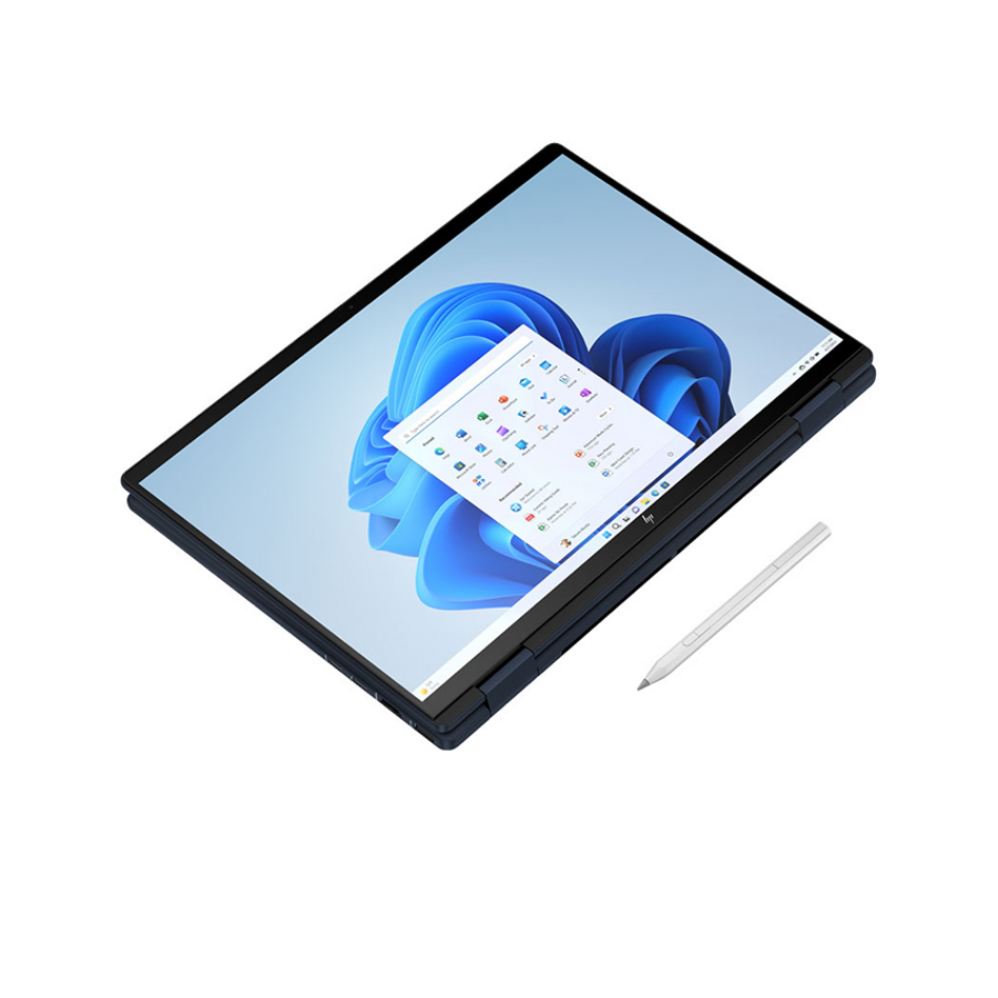 Hình ảnh chi tiết [A19C1PA]* MÁY TÍNH XÁCH TAY (NB) HP Envy X360 14-fc0091TU U5-125U/16G/1TBSSD/14.0T _2.8K/IR/OLED/PEN/WL/BT/3C/ALU/LKB/W11H/XANH - 01Y - Ảnh số 4