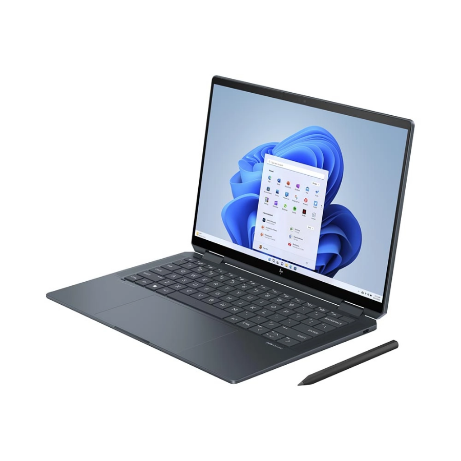 Hình ảnh chi tiết [AY8W3PA]* NB HP ENVY X360 14-FC0155TU/CORE ULTRA 7- 155U/16GB RAM/1TB SSD/INTEL GRAPHICS/14 INCH 2.8K/WEBCAM/3 CELL/WLAN AX+BT/PEN/OFC21HS/WIN11 HOME 64/BLUE - 01Y - Ảnh số 5