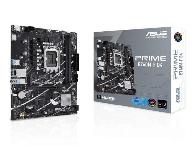 Hình ảnh chi tiết Bảng mạch chính của máy vi tính hiệu ASUS PRIME B760M -F D4 - Ảnh số 1
