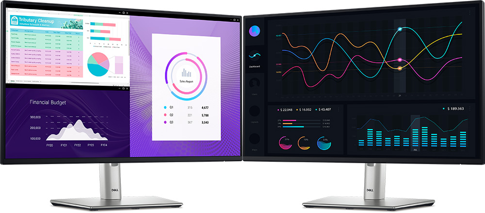 Hình ảnh chi tiết MÀN HÌNH VI TÍNH (LCD) DELL P2425HE 23.8INCH/1920x1080/HDMI/DP/USB_C/RJ45/LED/IPS/ĐEN (66H8V) - Ảnh số 4