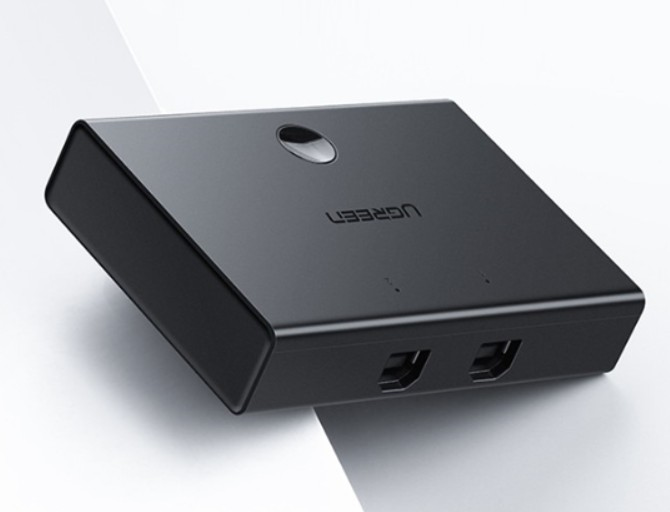 Hình ảnh chi tiết Bộ chia hub chia sẻ dữ liệu giữa 2 cổng USB Ugreen (30345) - Ảnh số 1