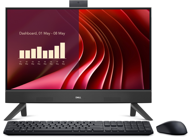 Hình ảnh chi tiết [DR93T7] PC DELL 24AIO EC24250 CORE7-150U/16GD4/512SSD/23.8FHD/ SP/CAMERA/BT/KB/M/W11+OFFICE2024/ĐEN - 01Y - Ảnh số 1