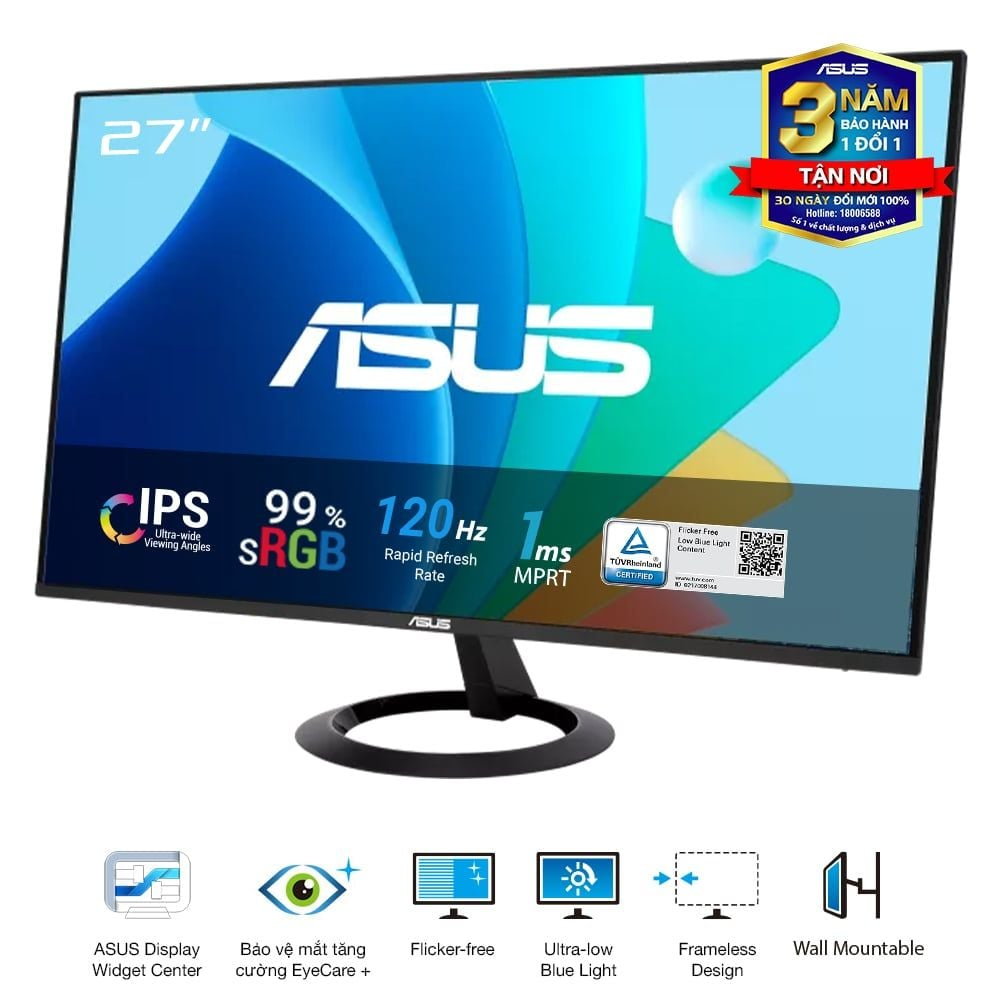 Hình ảnh chi tiết MÀN HÌNH MÁY TÍNH ASUS VZ279HG - Ảnh số 6