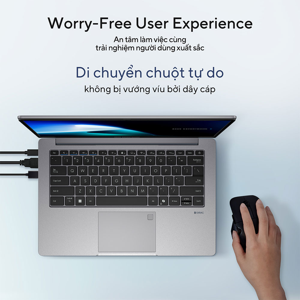 Hình ảnh chi tiết Laptop ASUS ExpertBook P1 P1403CVA-i516-63WS i5-13420H/16GD5/512G-SSD/W11H/Office/2Y-OSS/XÁM - Ảnh số 4