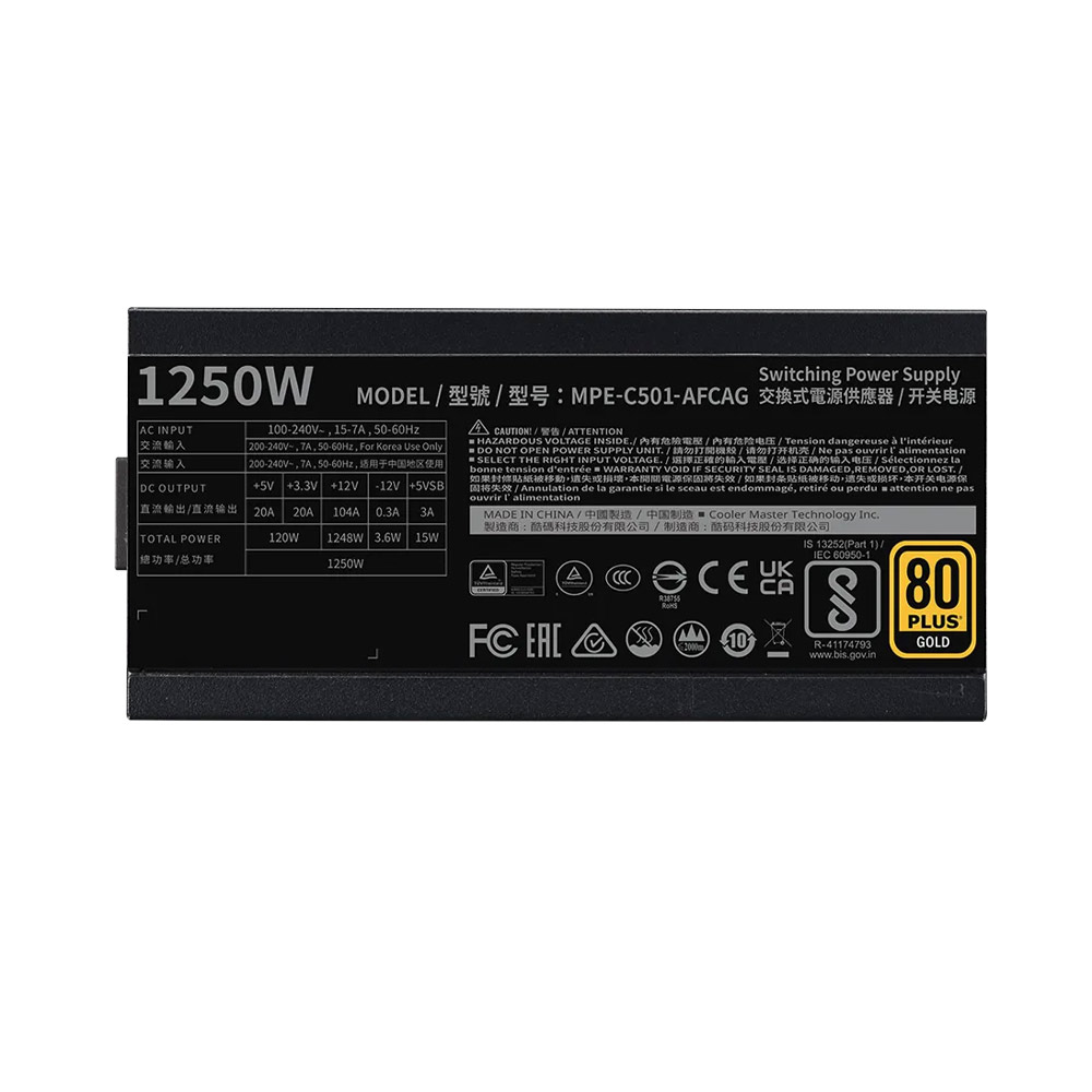 Hình ảnh chi tiết Nguồn Máy Vi Tính CM MWE Gold V3 FM 850 ATX3.1 - Ảnh số 2