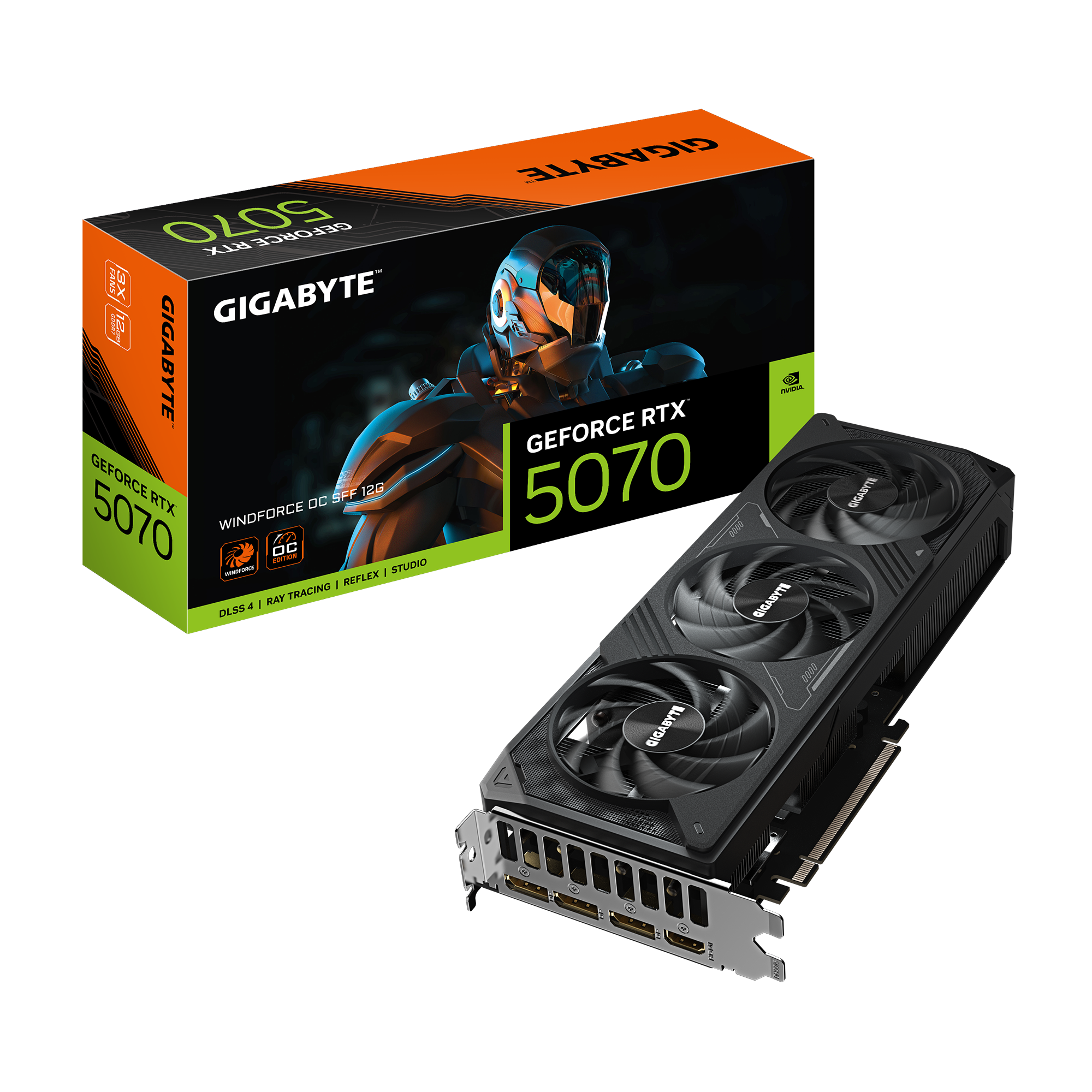 Hình ảnh chi tiết VGA Gigabyte GeForce RTX 5070 WINDFORCE OC 12GB - Ảnh số 1