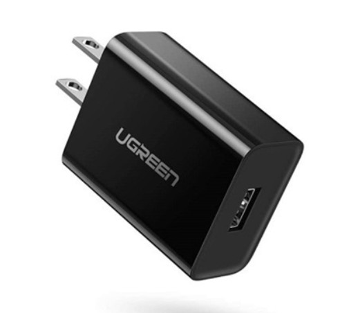 Hình ảnh chi tiết Sạc USB 1 cổng QC 3.0 18W màu đen chuẩn cắm US Ugreen (60495) - Ảnh số 1