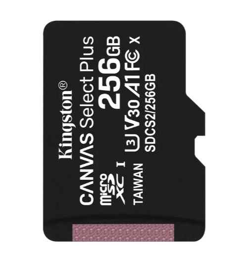 Hình ảnh chi tiết THẺ nhớ hiệu KINGSTON 256G micSD Select Pls 100R C10 ( SDCS2/256GB ) , dùng cho máy vi tính - Ảnh số 1
