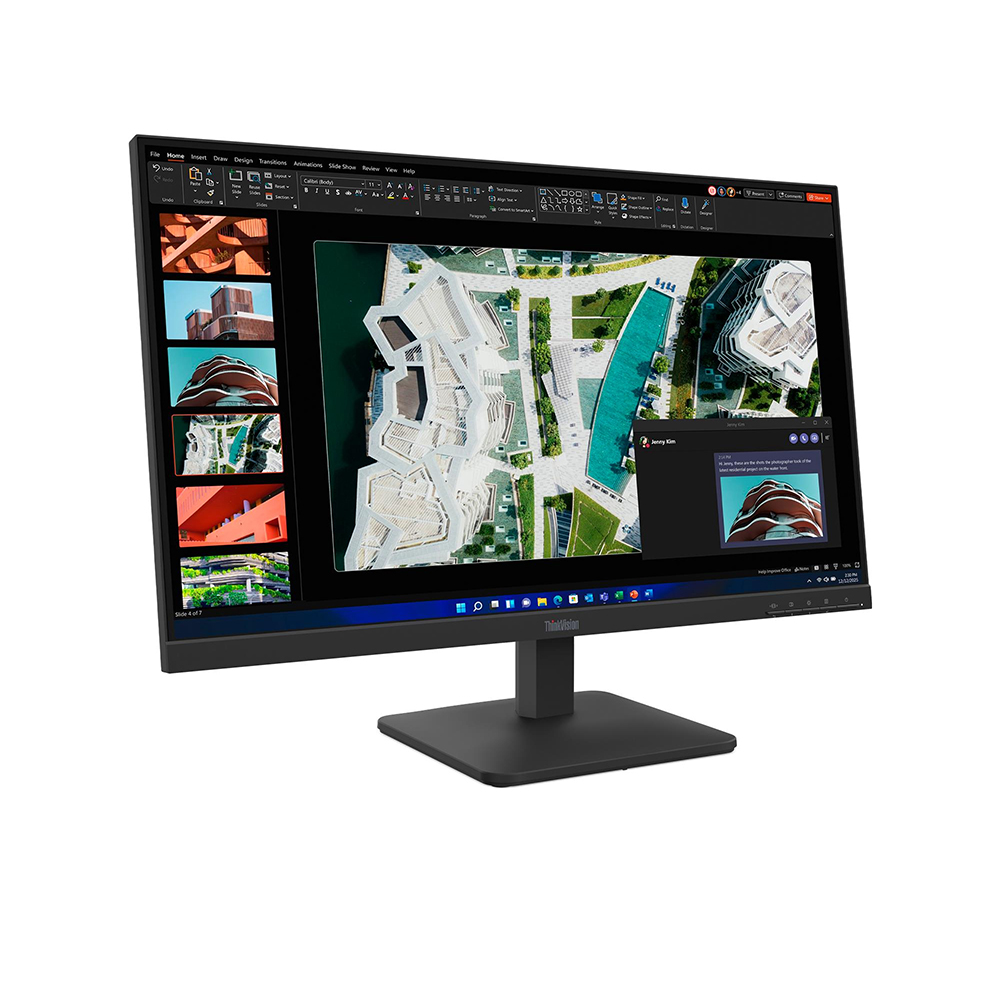 Hình ảnh chi tiết [64BCMAR4VN] MÀN HÌNH LENOVO THINKVISION E27-40 - 27 INCH, IPS FHD(1920X1080), 82DPI, 100HZ, 99% SRGB, 300 CD/M², 4MS-6MS, ĐEN - Ảnh số 2
