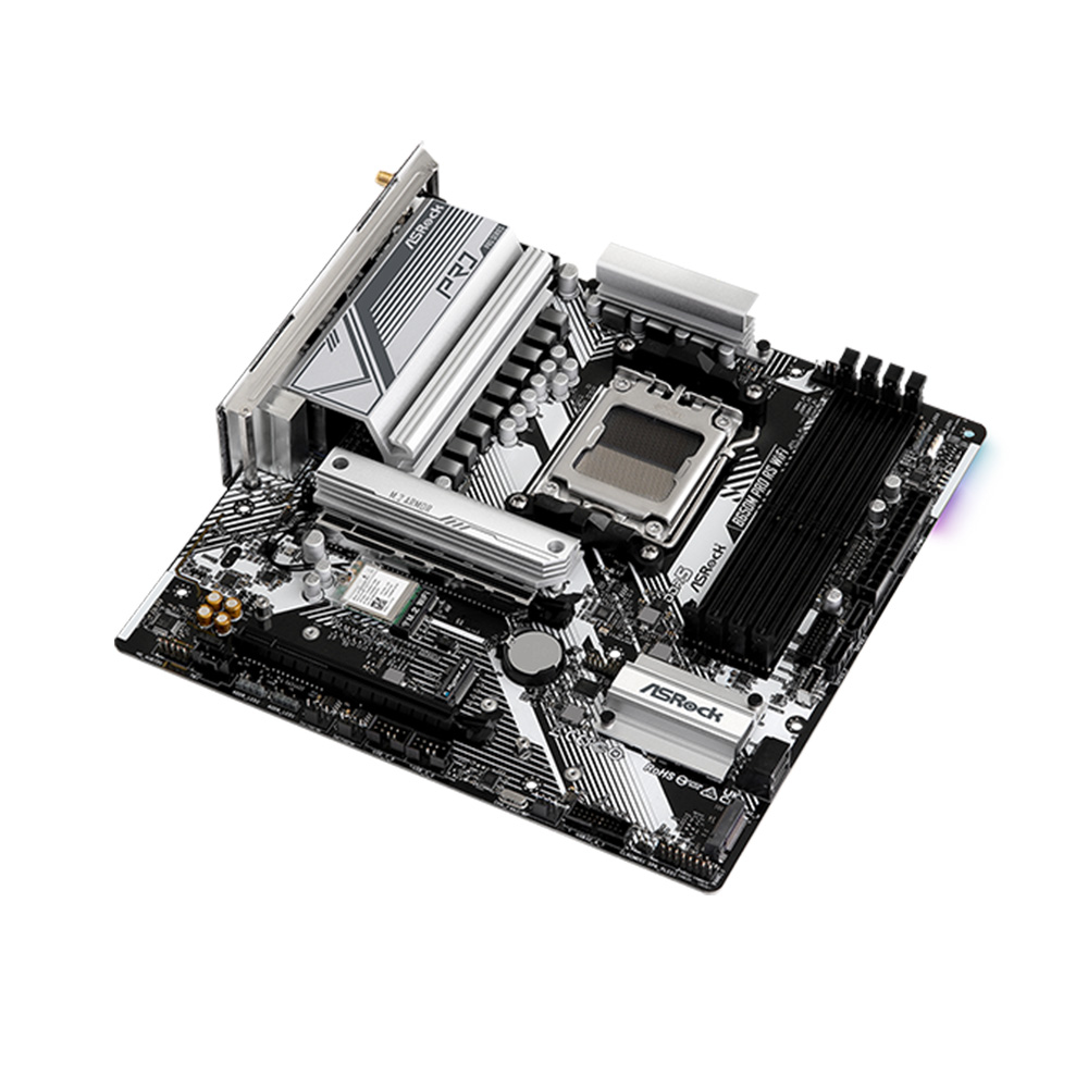 Hình ảnh chi tiết Bảng mạch chính của máy vi tính hiệu ASROCK B650 STEEL LEGEND WIFI - Ảnh số 4