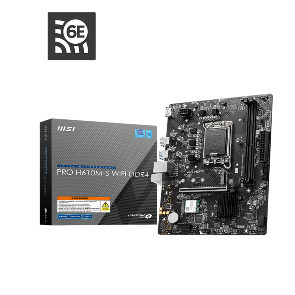 Hình ảnh chi tiết Bảng mạch chính MSI PRO H610M - S WF DDR4 - Ảnh số 1