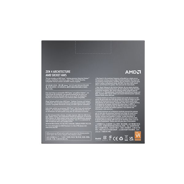 Hình ảnh chi tiết Chíp vi xử lý AMD RYZEN 5 7600X dùng cho máy vi tính - Ảnh số 4