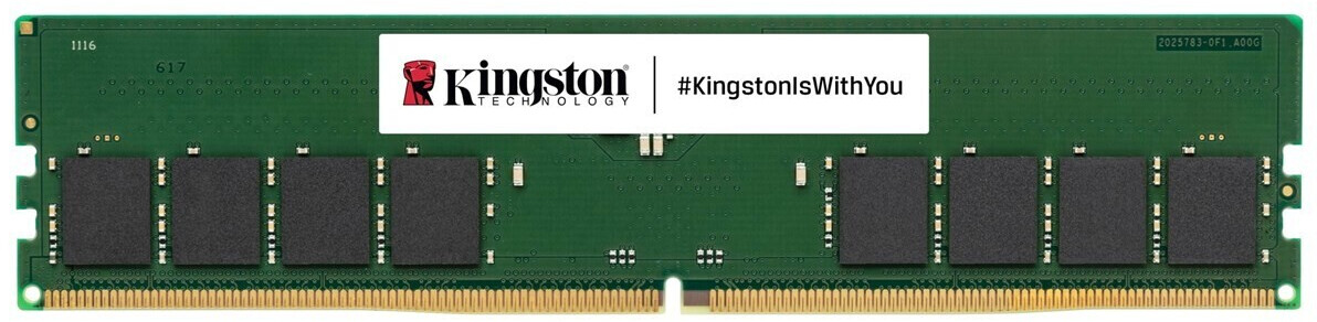 Hình ảnh chi tiết Bộ nhớ trong KINGSTON 32G D5 - 5600U46 2Rx8 UDIMM (KVR56U46BD8 - 32) - Ảnh số 1