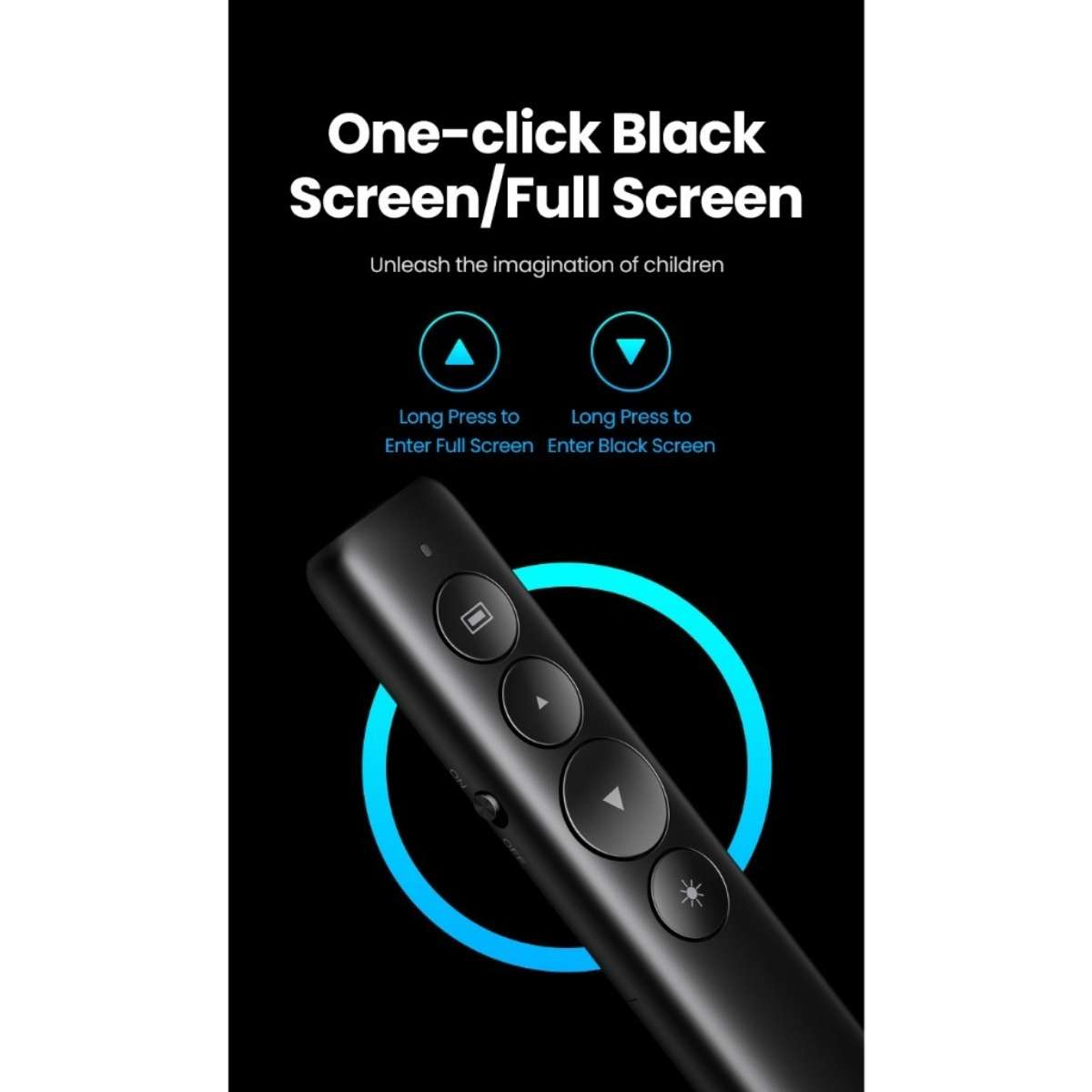 Hình ảnh chi tiết Bút trình chiếu không dây 2.4Ghz màu đen Ugreen (50654) - Ảnh số 5