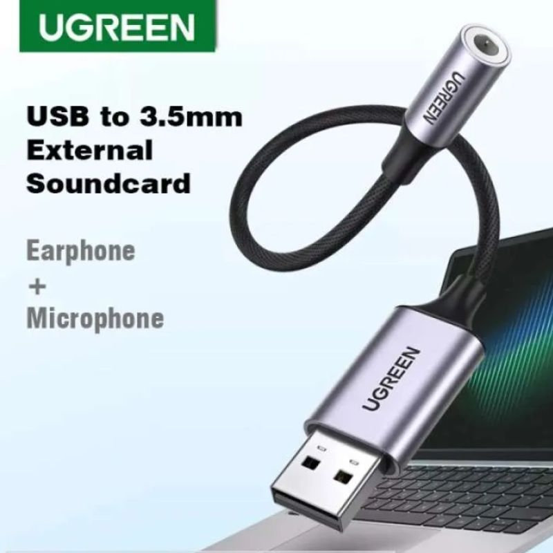 Hình ảnh chi tiết Cáp dữ liệu Usb 2.0 sang AV 3.5mm dài 25cm Ugreen (30757) - Ảnh số 2