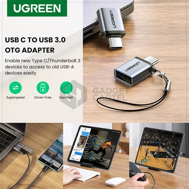 Hình ảnh chi tiết ĐẦU NỐI USB TYPE-C SANG USB 3.0 MÀU ĐEN UGREEN (50283) - Ảnh số 3