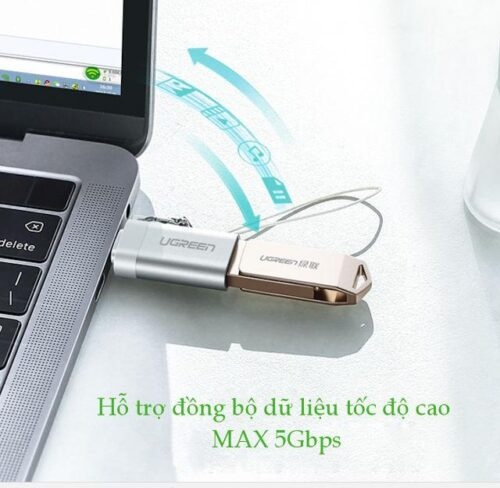Hình ảnh chi tiết ĐẦU NỐI USB TYPE-C SANG USB 3.0 MÀU ĐEN UGREEN (50283) - Ảnh số 7