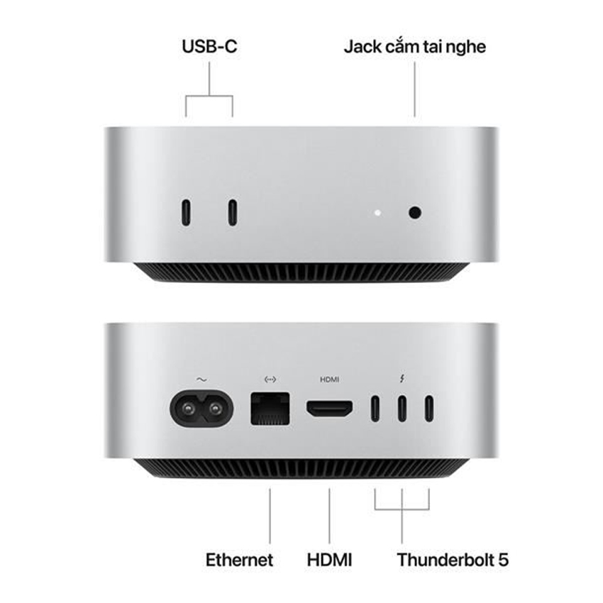 Hình ảnh chi tiết MÁY TÍNH ĐỂ BÀN (MAC) APPLE MACMINI M4 PRO12CCPU - Ảnh số 2