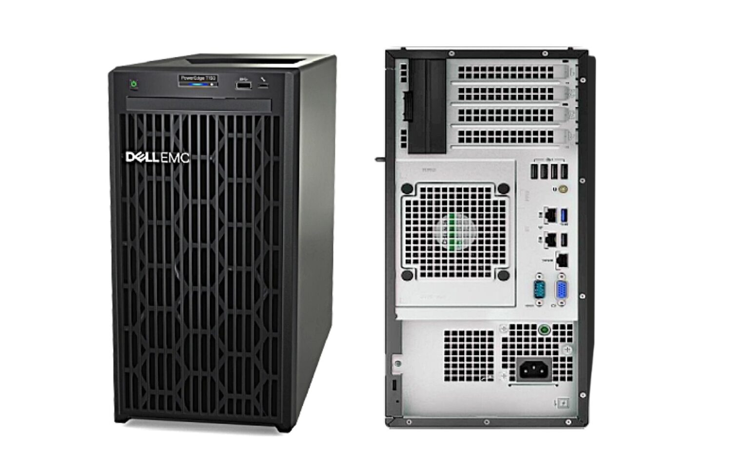 Hình ảnh chi tiết MÁY TÍNH CHỦ DELL POWEREDGE T150 SERVER E-2314/ NO RAM/ NO HDD/EMBEDDED SATA / IDRAC9 BASIC/ BC5720DP 1GBE LOM/ DVDRW/ CABLED PSU 300W/ NO OS/ 4 YRS PRO - Ảnh số 3