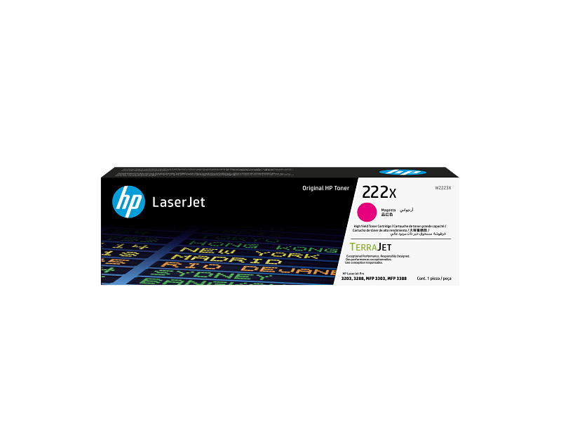 Hình ảnh chi tiết HỘP MỰC IN ĐÃ CÓ MỰC IN HP 222X MAGENTA LASERJET TONER CARTRIDGE_W2223X - Ảnh số 1