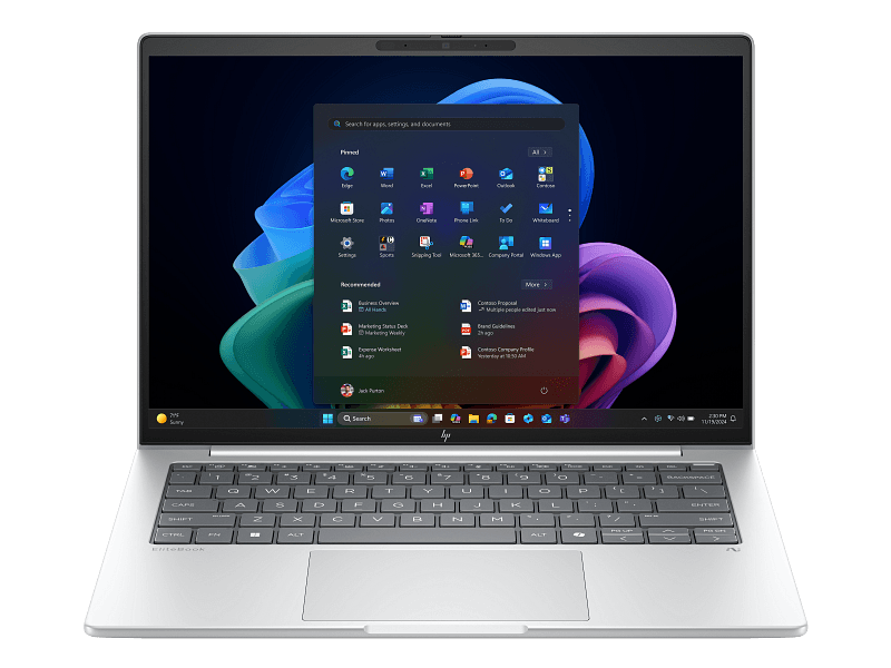 Hình ảnh chi tiết [D85ZNAT]* NB HP ELITEBOOK 8 G1I 14/CORE ULTRA 7-258V/32GB RAM/512GB SSD/INTEL GRAPHICS/14"WUXGA/WEBCAM/3 CELL/WLAN BE+BT/FINGERPRINT/SMCARD/WIN11 HOME 64/SILVER/1Y WTY - Ảnh số 1