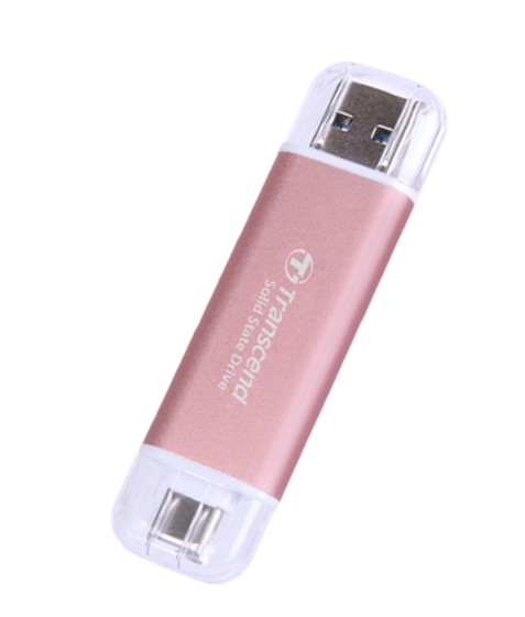Hình ảnh chi tiết Ổ CỨNG GẮN NGOÀI 512GB SSD ESD310P USB 10GBPS TYPE C/A TRANSCEND TS512GESD310P (SSDTE512GB310P) - Ảnh số 1