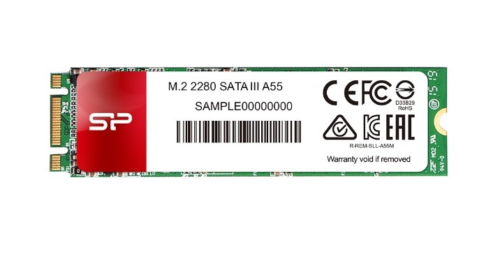 Hình ảnh chi tiết Ổ CỨNG GẮN TRONG HIỆU SILICON POWER 512GB, M.2 2280 SATA SSD, A55, STD (SP512GBSS3A55M28) MỚI 100% - Ảnh số 1