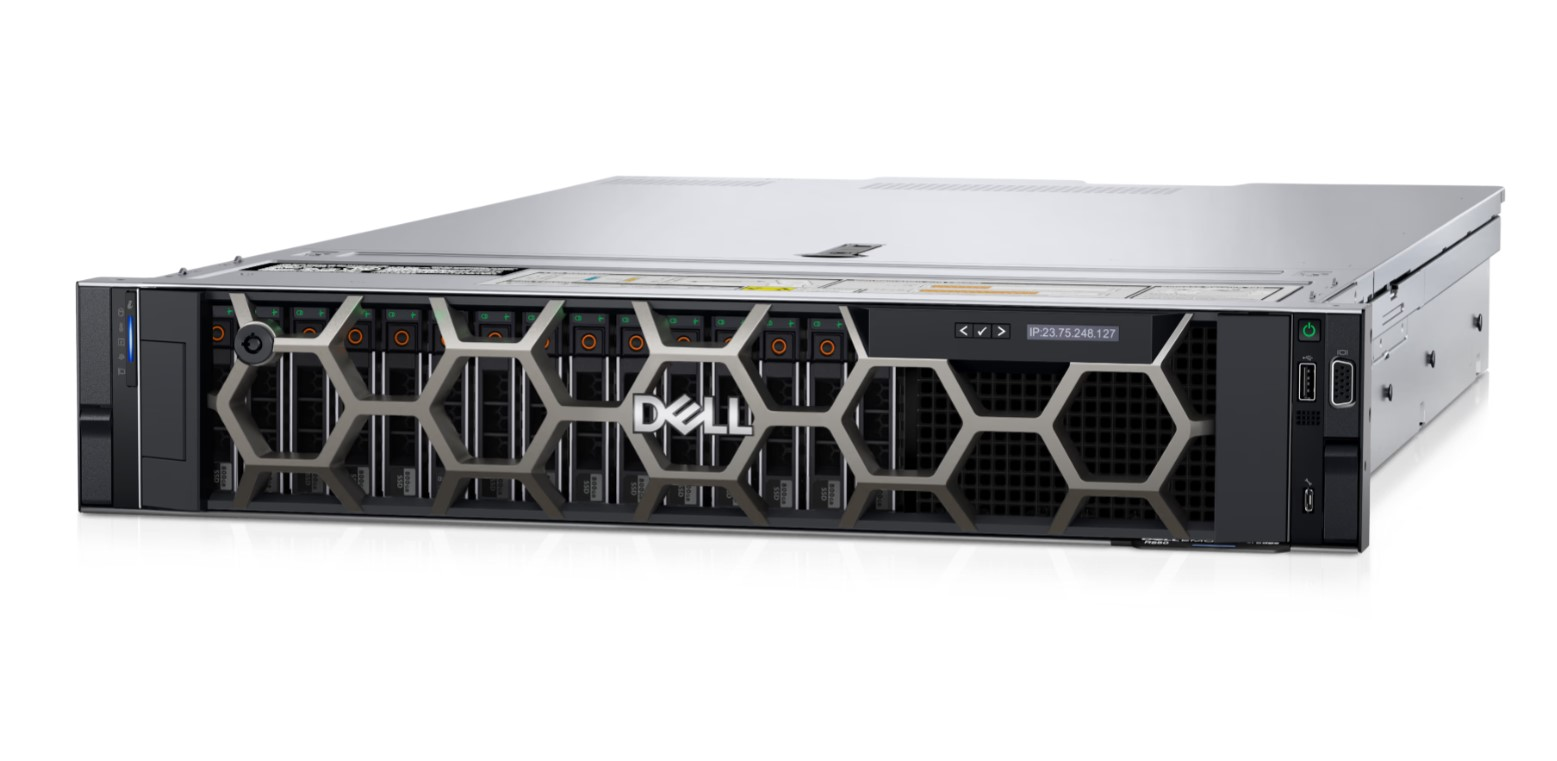 Hình ảnh chi tiết MÁY CHỦ DELL POWEREDGE R550 SERVER/ 8X3.5 INCH/ INTEL XEON SILVER 4310 2.1G/ 16GB RDIMM/ 2TB SAS/ 1X600W/ BC5720 DP/ PERC H755/ IDRAC9, ENTERPRISE/ DVDRW/ PROSUPPORT 48 MONTHS - Ảnh số 1