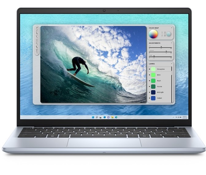 Hình ảnh chi tiết MÁY TÍNH XÁCH TAY DELL INSPIRON 14 5440, CORE 5-120U/ 16GB/ 1TB SSD/ INTEL GRAPHICS/ 14INCH FHD+, 4C 54WH/ AX+BT, FP/ OFFICEHS21/ MCAFEE LS/ WIN 11 HOME/ XANH (ICE BLUE)- 71034769* - 01Y - Ảnh số 1