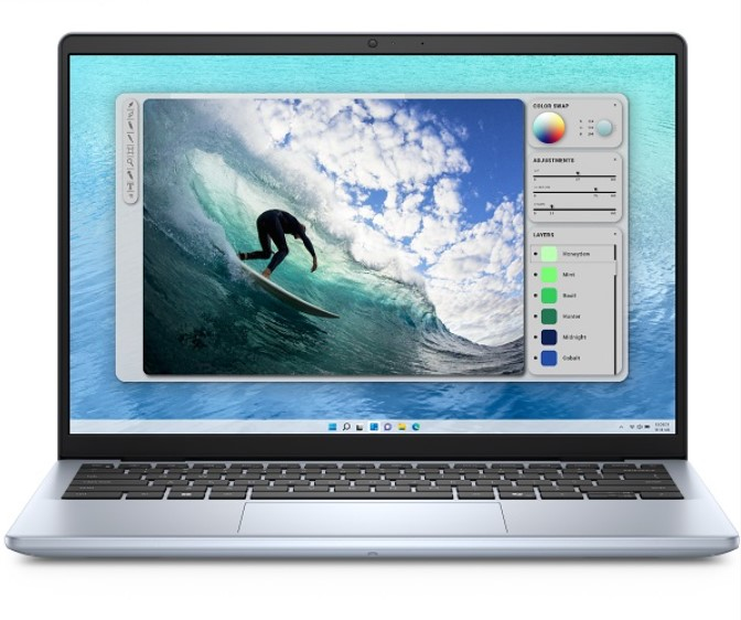 Hình ảnh chi tiết MÁY TÍNH XÁCH TAY(NB) DELL INS14 5440 CORE7_150U/ 16GD5/ 1TSSD/ 14.0FHD+/ 16:10/ FP/ 4C54W/ W11SL+OFFICE/ LED_KB/ PRES/ XANH (7FN5J)* - 01Y - Ảnh số 1