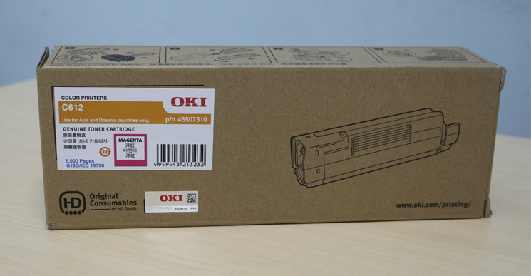 Hình ảnh chi tiết MỰC ĐỎ OKI C612 - Ảnh số 1