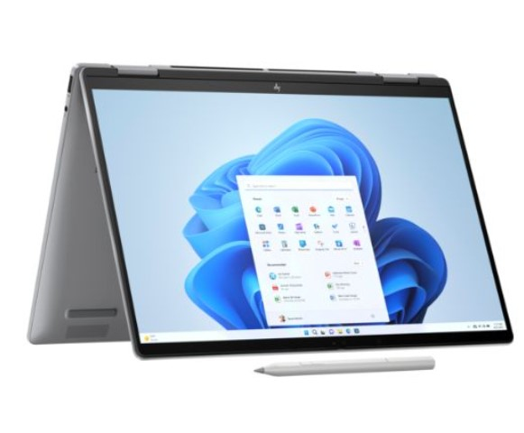 Hình ảnh chi tiết [AY8W4PA]* MÁY TÍNH XÁCH TAY HP ENVY X360 14-FC0156TU/CORE ULTRA 7-155U/16GB RAM/1TB SSD/INTEL GRAPHICS/14 INCH 2.8K/WEBCAM/3 CELL/WLAN AX+BT/PEN/OFC21HS/WIN11 HOME 64/SILVER - 01Y - Ảnh số 1