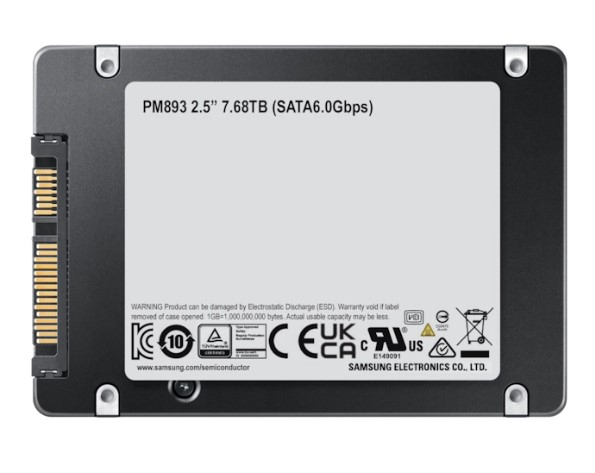 Hình ảnh chi tiết Ổ cứng SSD Enterprise Samsung PM893 MZ-7L37T600 ( 7.68TB 2.5 INCH SATA ) - Ảnh số 1