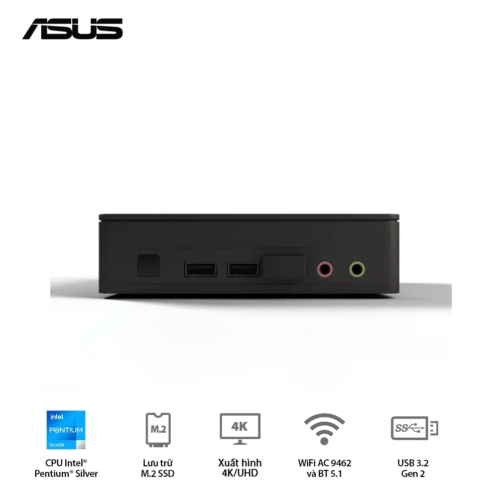 Hình ảnh chi tiết MÁY TÍNH CÁ NHÂN ĐỂ BÀN - BỘ MINI PC KIT ASUS NUC11ATK (BNUC11ATKPE0000): GỒM MẠCH CHÍNH, CPU INTEL CELERON N5105 (2.90 GHZ), ADAPTOR. KHÔNG CÓ Ổ CỨNG, RAM VÀ MÀN HÌNH - Ảnh số 1