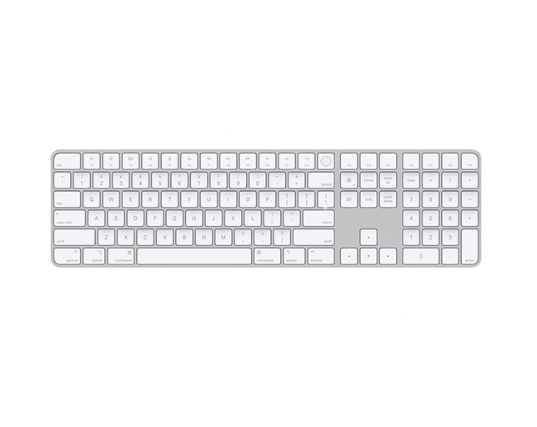Hình ảnh chi tiết BÀN PHÍM (KEYBOARD) APPLE MAGIC KEYBOARD WITH TOUCH ID AND NUMERIC KEYPAD WITH APPLE SILICON - US ENGLISH(MK2C3ZA/A) - Ảnh số 1