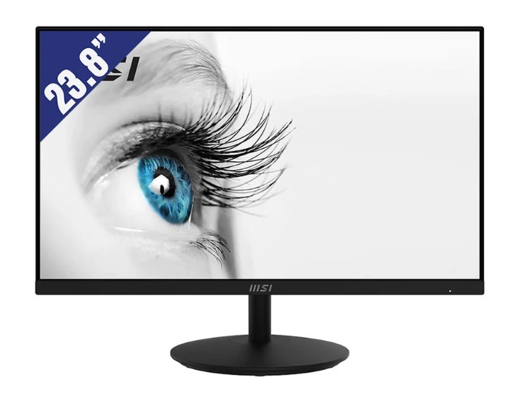 Hình ảnh chi tiết MÀN HÌNH VI TÍNH (LCD) MSI PRO MP242A 23.8 INCH/FHD/IPS/300cd/m2/100Hz/HDMI/DP/VGA/AUDIO/SPEAKER/ĐEN (BLACK)(PROMP242A) - Ảnh số 1