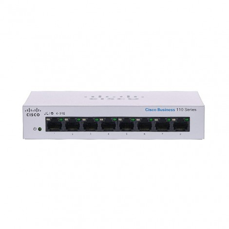 Hình ảnh chi tiết THIẾT BỊ CHUYỂN MẠCH CBS110-8T-D-EU(CBS110 UNMANAGED 8-PORT GE, DESKTOP, EXT PS) - Ảnh số 1