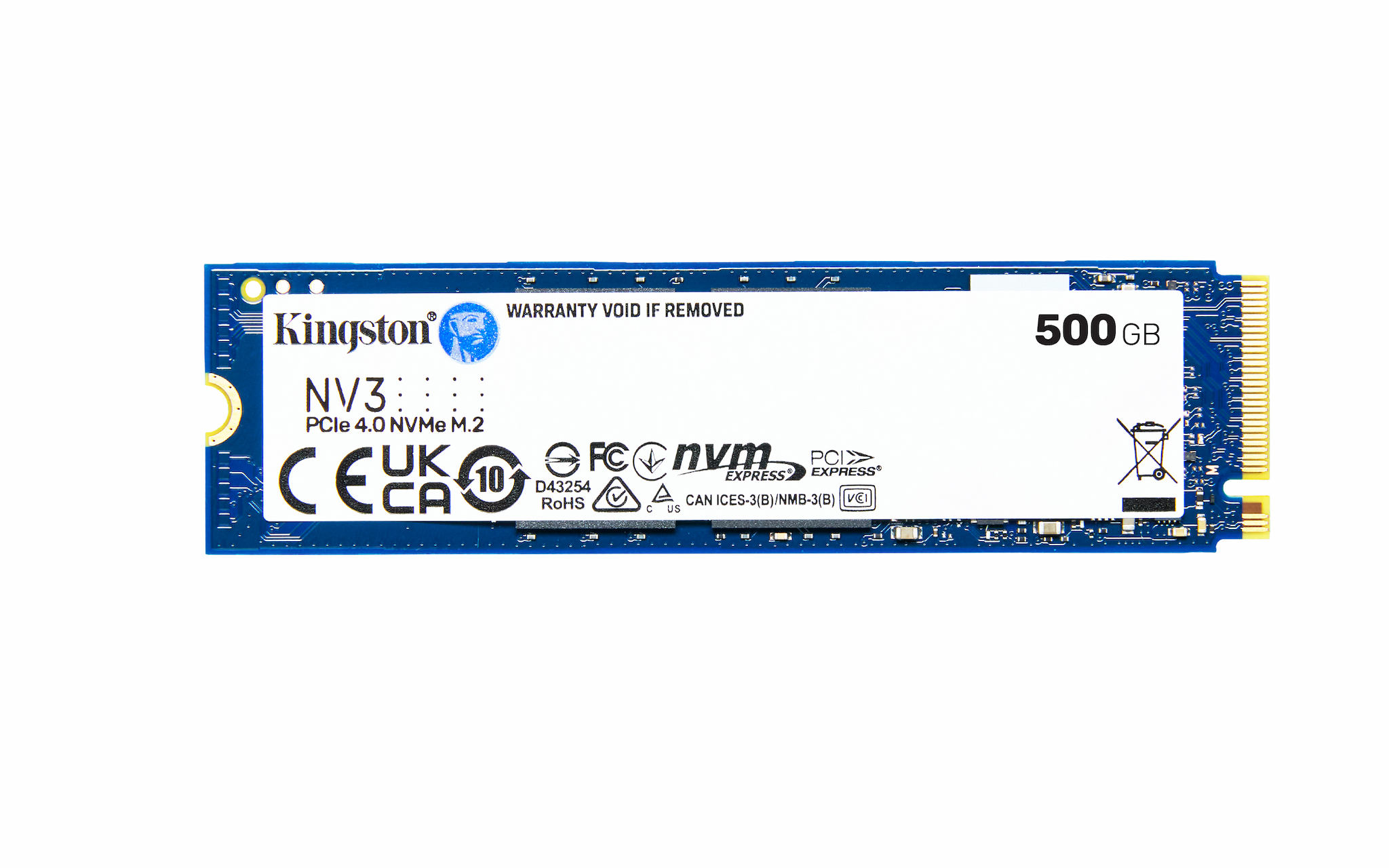 Hình ảnh chi tiết ổ cứng 1000GB Kingston SSD NV3 M.2 2280 NVMe (SNV3S/1000G) - Ảnh số 1