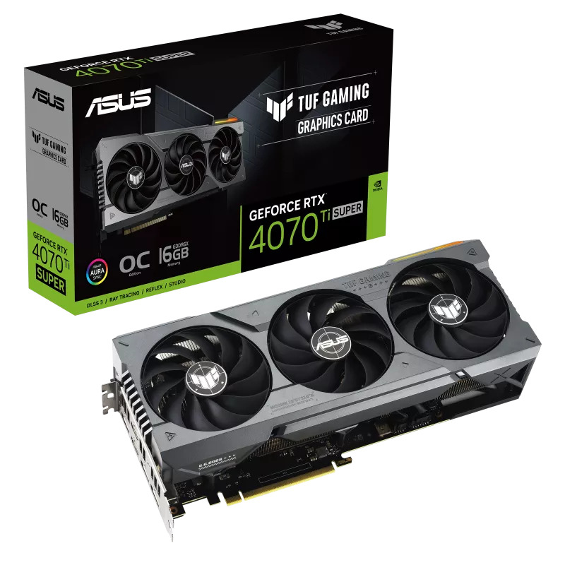 Hình ảnh chi tiết CARD VGA của máy vi tính hiệu ASUS TUF - RTX4070TIS - O16G- GAMING - Ảnh số 1