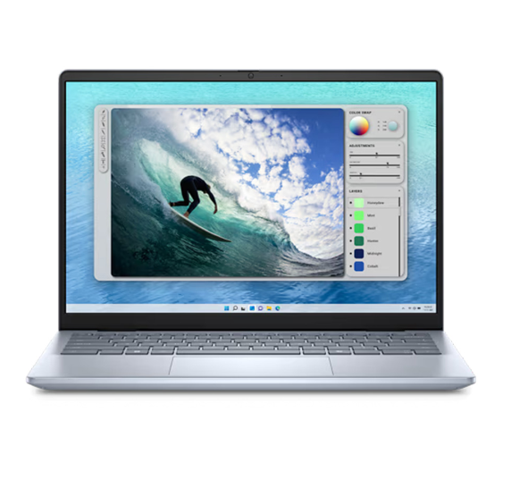 Hình ảnh chi tiết MÁY TÍNH XÁCH TAY DELL INSPIRON 14 5440, CORE 7-150U/ 16GB/ 1TB SSD/ MX570A 2GB/ 14INCH 2.2K/ 4C 54WH/ AX+BT/ FP/ OFFICEHS21/ MCAFEE LS/ WIN 11 HOME/ XANH (ICE BLUE)_71034770* - 01Y - Ảnh số 1