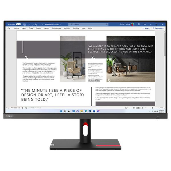 Hình ảnh chi tiết Màn hình Lenovo ThinkVision S27i-30 27 inch 100HZ 63DFKAR4WW - Ảnh số 1