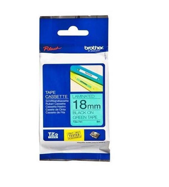 Hình ảnh chi tiết Nhãn in Brother có màng bảo vệ - TZE-FX741 - Ảnh số 1