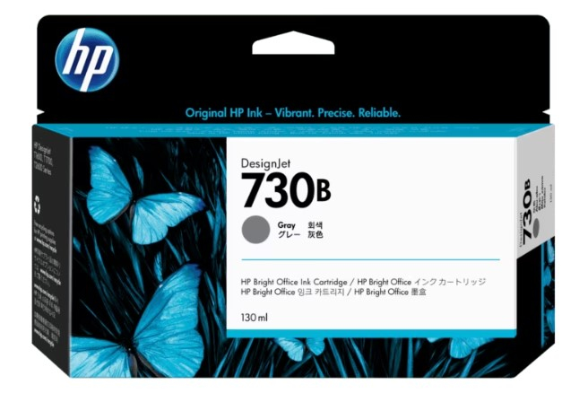 Hình ảnh chi tiết 3ED44A: HỘP MỰC ĐÃ CÓ MỰC IN HP 730B 130ML GRAY INK CARTRIDGE - Ảnh số 1