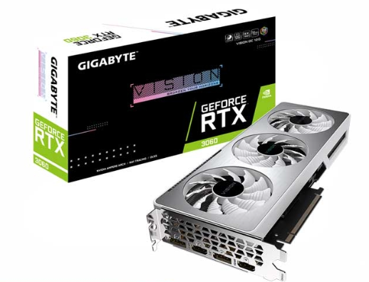 Hình ảnh chi tiết CẠC MÀN HÌNH GIGABYTE 12GB N3060VISION OCV2-12GD - Ảnh số 1