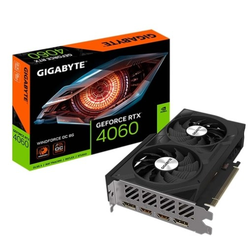 Hình ảnh chi tiết CẠC MÀN HÌNH GIGABYTE 8GB GV-N4060WF2OC-8GD - Ảnh số 1