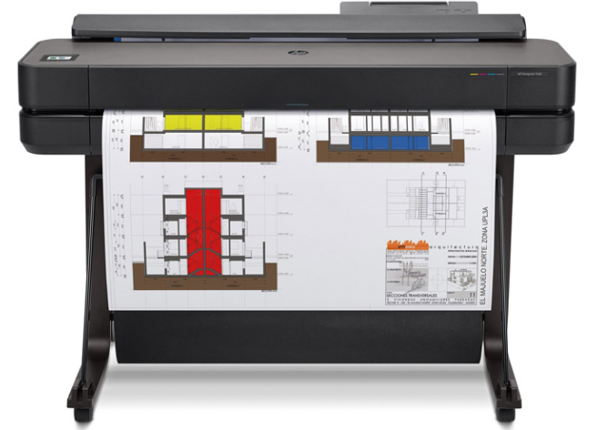Hình ảnh chi tiết 5HB10A: MÁY IN PHUN MÀU KỸ THUẬT SỐ ( KHỔ IN A0, TỐC ĐỘ IN 82 TỜ A1/GIỜ ) HP DESIGNJET T650 36-IN PRINTER - Ảnh số 1