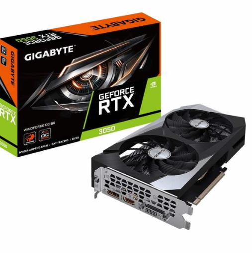 Hình ảnh chi tiết CẠC MÀN HÌNH GIGABYTE 6GB GV-N3050WF2OC-6GD - Ảnh số 1